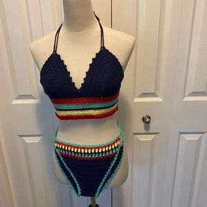 Fashion Nova size S crochet bikini